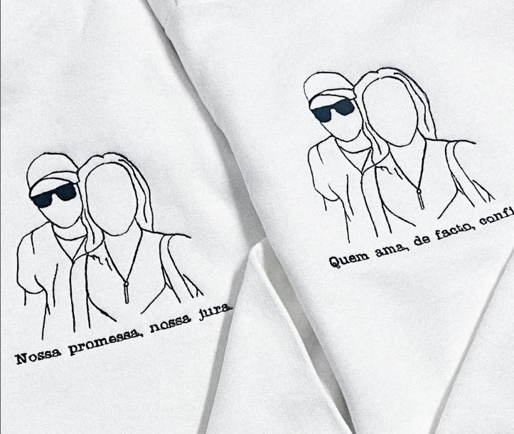 EXTRA NA CAMISOLA: FRASE OU DATA EM NÚMEROS ROMANOS
