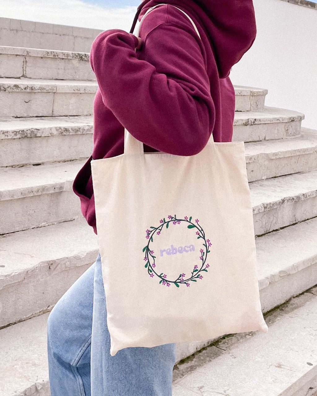 TOTE BAG COM NOME