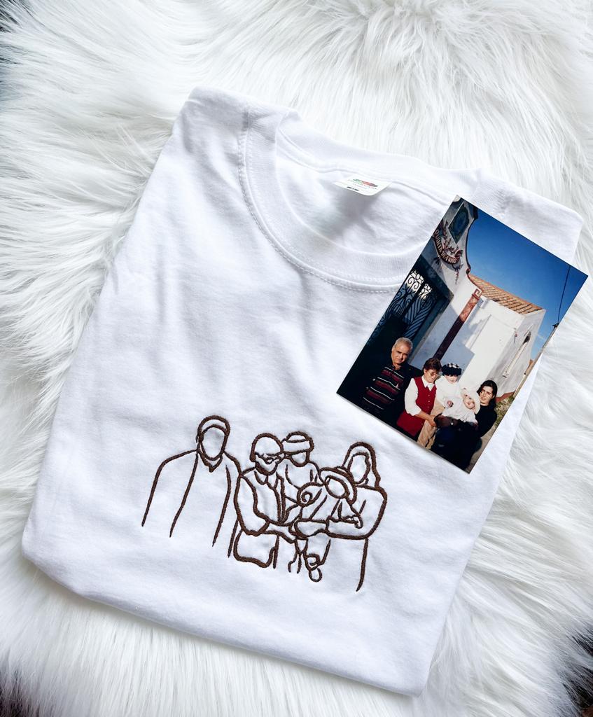 T-shirt com Fotografia