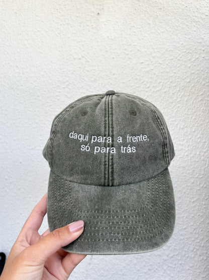 daqui para a frente, só para trás