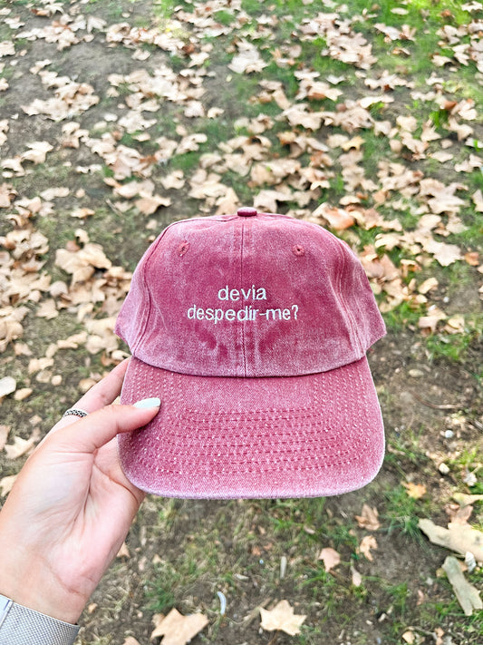 devia despedir-me?