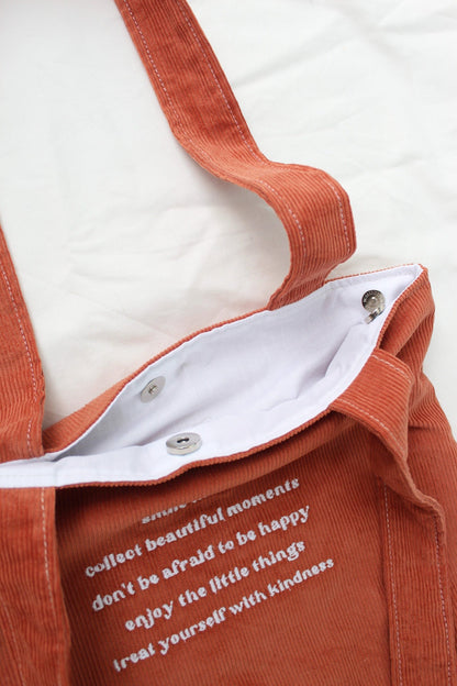 TOTE BAG EM BOMBAZINE (DO MORE OF WHAT YOU LOVE)