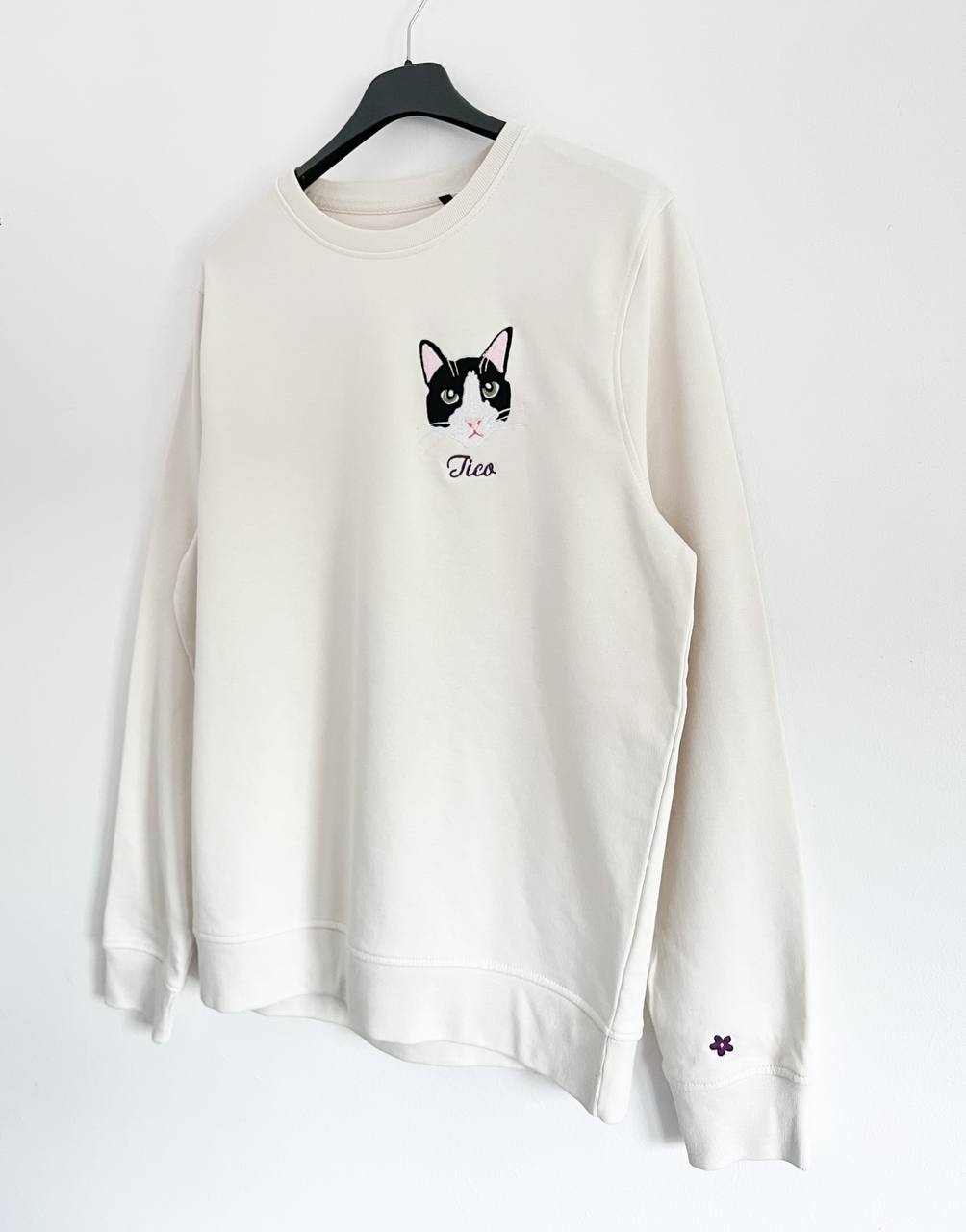 CREWNECK PERSONALIZADA COM O DESENHO DO TEU PET