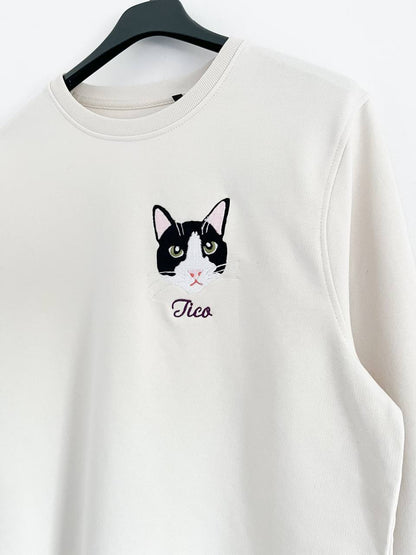 CREWNECK PERSONALIZADA COM O DESENHO DO TEU PET