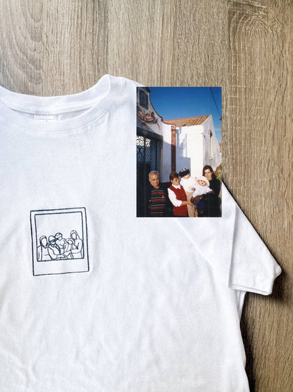 T-shirt com Fotografia Polaroid