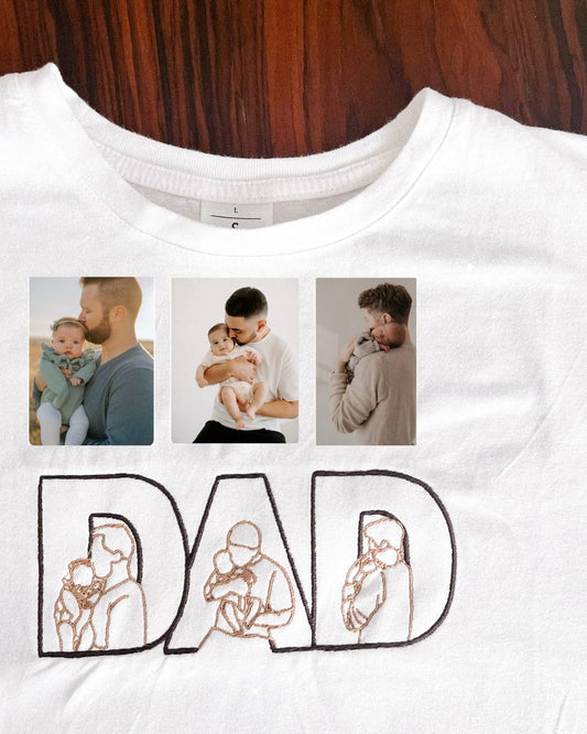 CAMISOLA DAD COM FOTOGRAFIAS