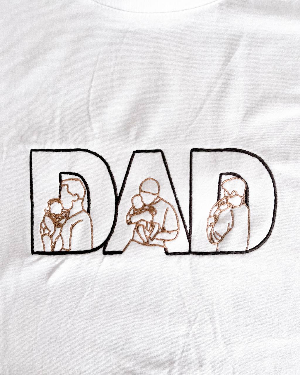 CAMISOLA DAD COM FOTOGRAFIAS