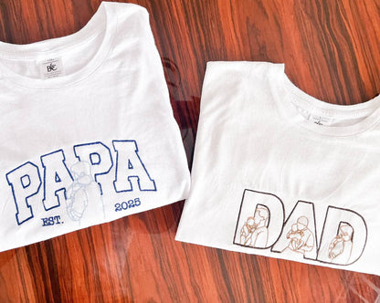 CAMISOLA DAD COM FOTOGRAFIAS